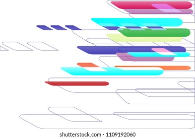 abstract background color cool Bar graph