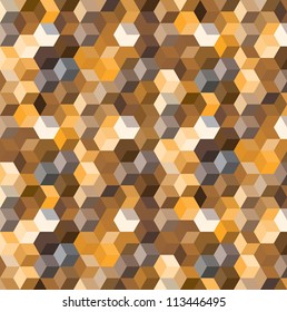 Abstract background from color cubes, illustration