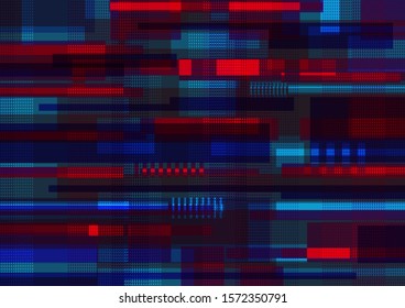 Abstract background of a color digital glitch. Vector illustration