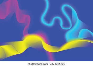Abstract background. Color and dynamic shapes composition. Abstract vector illustration.