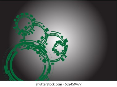 abstract background with color effect in technology concept - Shutterstock ID 682459477