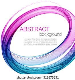 Abstract background with color ellipses