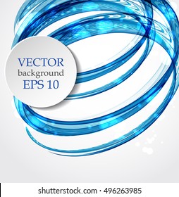 Abstract background with color ellipses