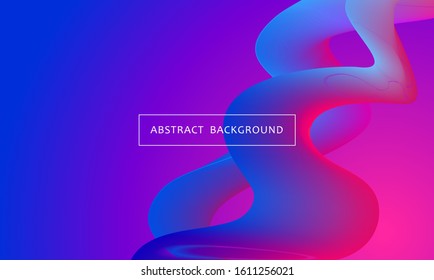 Abstract background with color flow for poster design. Vector background