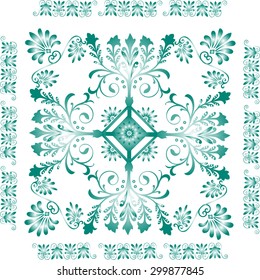 abstract background color flower