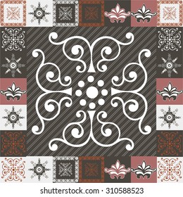 abstract background color flower
