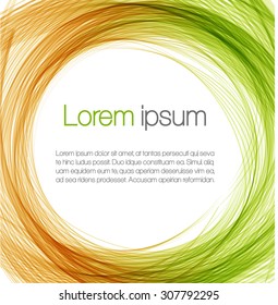 Abstract background with color frame