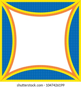 Abstract background color frame design