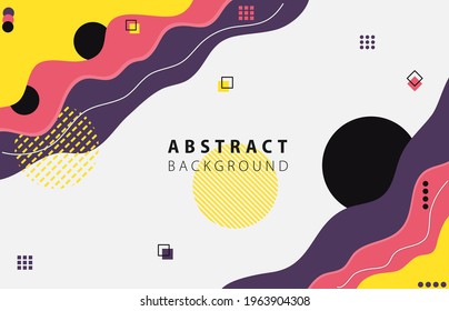 Abstract background color full geometric design. abstract banner element concept. Use for modern design, cover, template, decorated, brochure, flyer, banner.