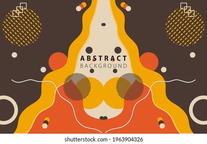 Abstract background color full geometric design. abstract banner element concept. Use for modern design, cover, template, decorated, brochure, flyer, banner.