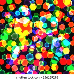 Abstract background of color geometric figures
