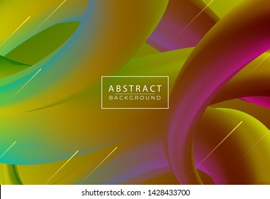 Abstract  background color geometric gradient futuristic  Element of modern design wallpaper packaging. Bright color lines, Background in minimalist style.