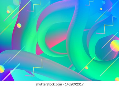 Abstract  background color geometric gradient futuristic  Element of modern design wallpaper packaging. Bright color lines, Background in minimalist style.