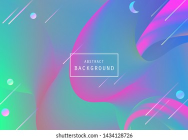 Abstract  background color geometric gradient futuristic  Element of modern design wallpaper packaging. Bright color lines, Background in minimalist style.