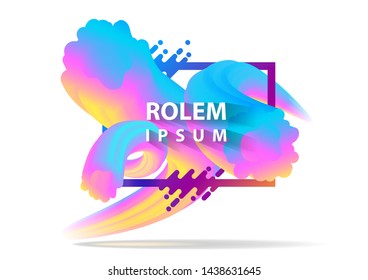 Abstract  background color geometric gradient futuristic  Element of modern design wallpaper packaging. Bright color lines, Background in minimalist style.