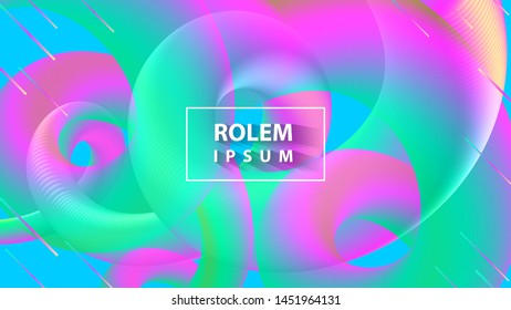 Abstract  background color geometric gradient futuristic  Element of modern design wallpaper packaging. Bright color lines, Background in minimalist style.