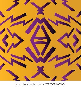 Abstract background color gradient geometric ornament seamless pattern background design. Vector design layout for banners, presentations, flyers, t shirt,fashion and posters