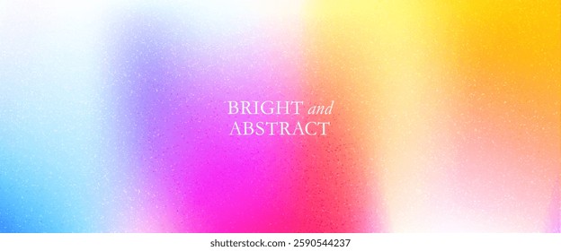 Abstract Background with Color Gradient. Pastel Watercolor Vector Texture. Soft, Bright and Blur Bg Design for Holi Posters. Rainbow Spring and Summer Pattern