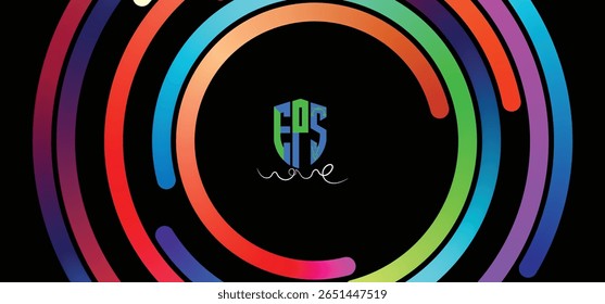 Plano de Fundo Abstrato com Formas de Linha de Cor. Padrão geométrico com elementos de gradiente de Rabisco ilustração de stock