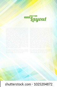 Abstract background with color line. Vector