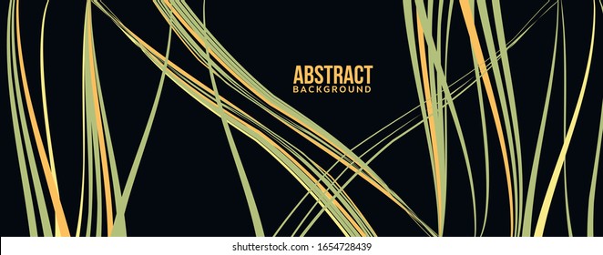 Abstract background with color lines. Modern Vector illustration Graphic element cover layout futuristic concept dynamic lines curves structure geometric symbol modern grass background template