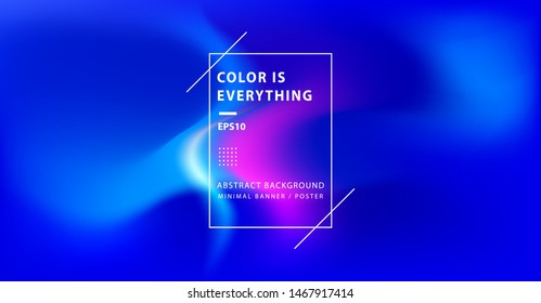 Abstract background color. Modern poster banner template with wavy light gradient. Elegant backdrop and wallpaper layout for presentation, business and event theme. Vector illustration