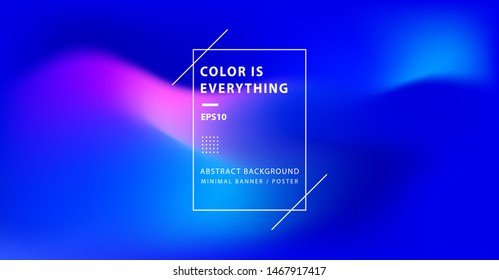 Abstract background color. Modern poster banner template with wavy light gradient. Elegant backdrop and wallpaper layout for presentation, business and event theme. Vector illustration