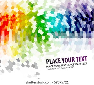 Abstract background from color mosaic background, vector illustration.