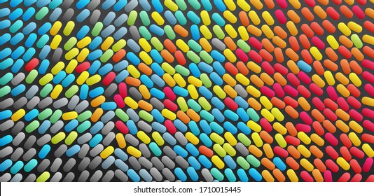  Abstrakter Hintergrund mit Farbtönen. Vektorillustration.
