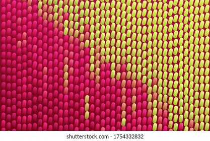 Abstract background with color ovals. Vector illustration.