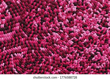 Abstract background with color ovals. Vector illustration.