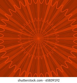 Abstract background color radial, vector design, red