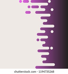 Abstract background with color rounded shapes. Vector illustration. Rounded Lines Halfton style. Element for design.