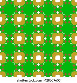 Abstract background with color abstract shape. Seamless pattern. Vector illustration