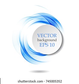 Abstract background with color spiral