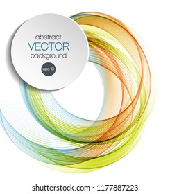 Abstract background with color spirals