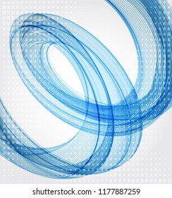 Abstract background with color spirals