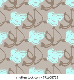 Abstract background of color spots and smears