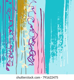 Abstract background of color spots and smears