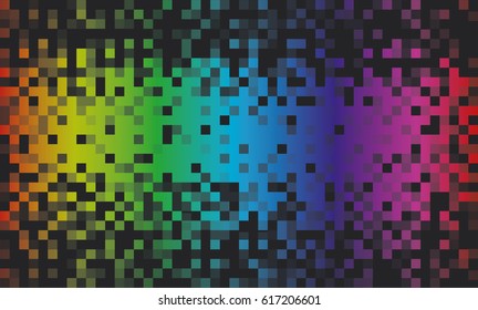 Abstract background with color squares