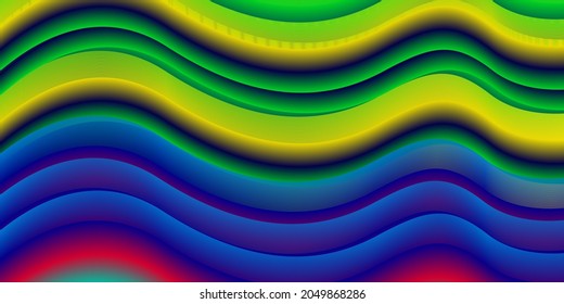 abstract background with color stacks with beautiful winding lines