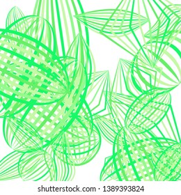 Abstract background with color striped figures for print or banner. Vector texture.