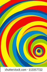 abstract background color stripes circle