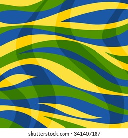 Abstract background with color stripes and waves.