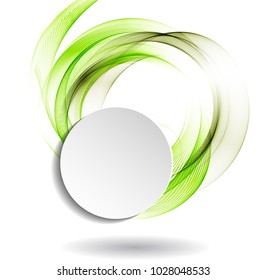 Abstract background with color swirl