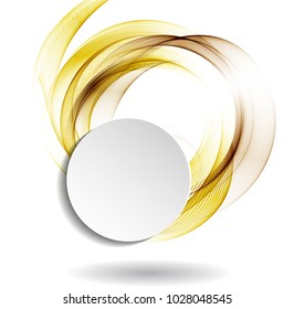 Abstract background with color swirl