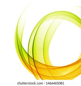 Abstract background with color swirl