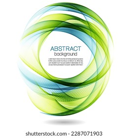 Abstract background with color swirls