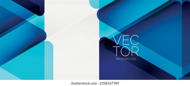 Abstract background. Color transparent triangles in mosaic style with shadow lines. Design for website headers, social media posts, digital art displays, presentations, branding elements, wallpapers