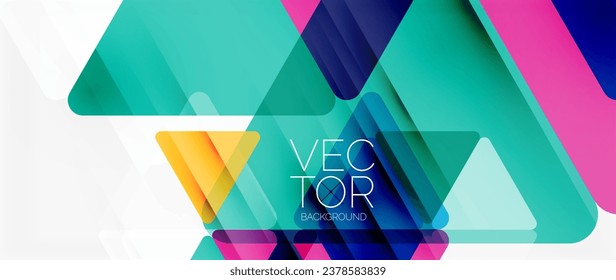 Antecedentes abstractos. Cuadros de colores transparentes en estilo mosaico con líneas de sombra. Diseño para encabezados de sitios web, publicaciones en medios sociales, presentaciones de arte digital, elementos de marca, fondos de pantalla